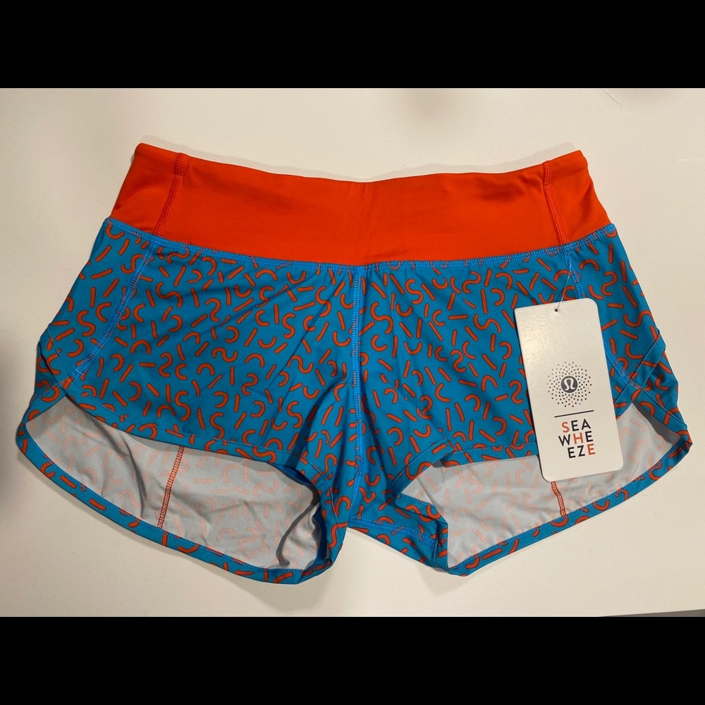 Lululemon Seawheeze Run Speed Shorts NWT